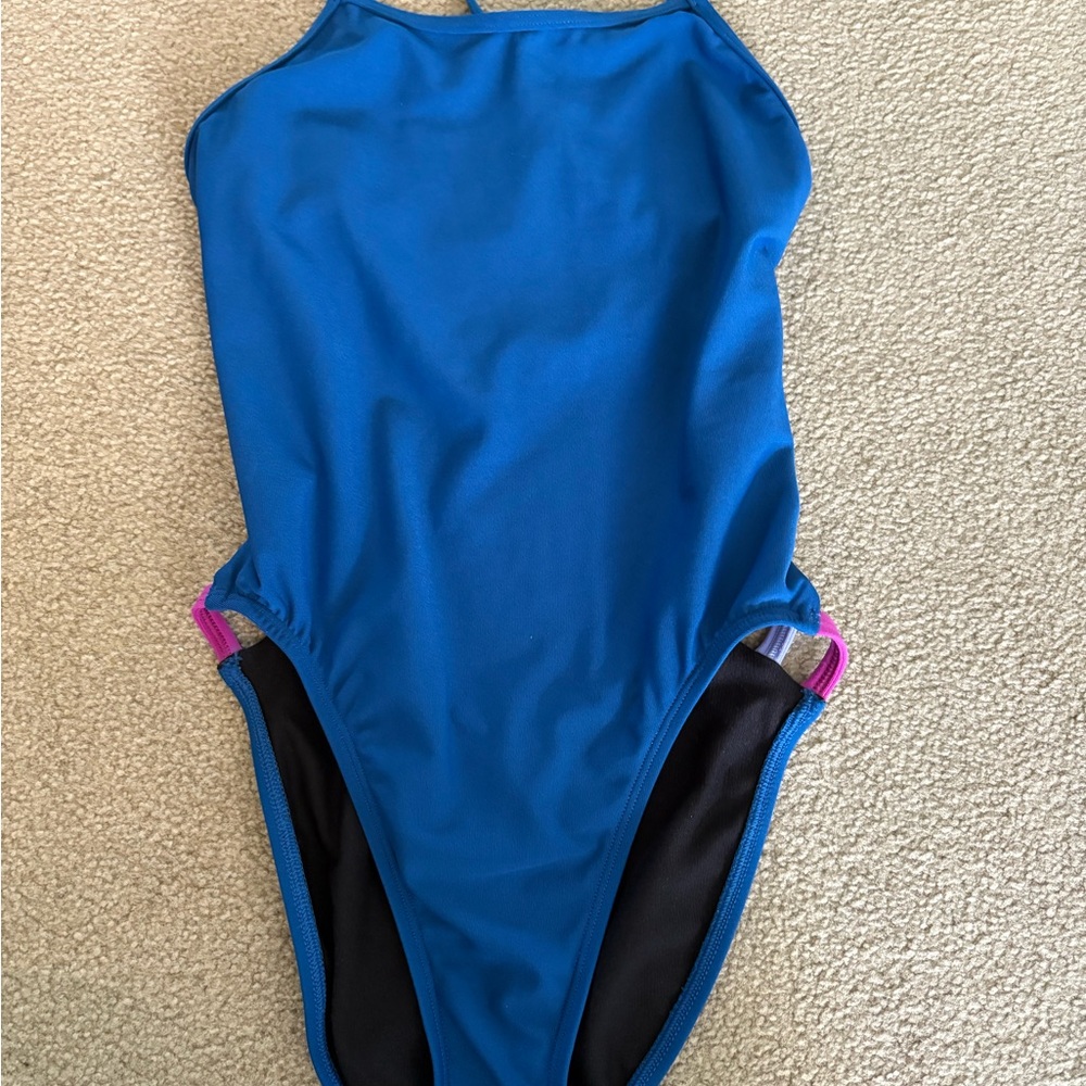 Jolyn Clothing Blue and Pink One Piece Swimwear